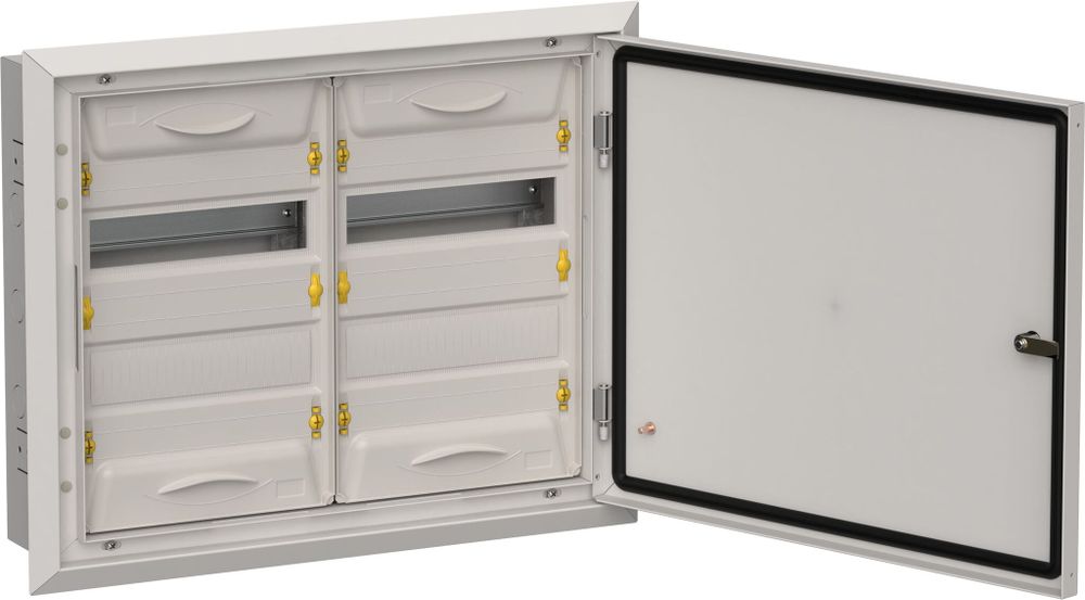 Корпус металлический ЩРВ-48 (2х24) 505х625х130мм IP31 серый (одна дверь) TITAN IEK