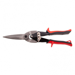 Ножницы по металлу, удлиненные, 285 мм, пряморежущие, обрезиненные рукоятки Matrix