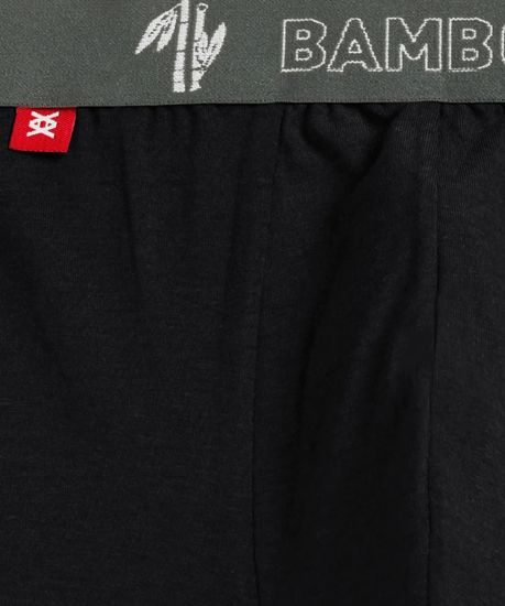 Трусы мужские боксеры (2шт), Atlantic 2MH-1187, черный + хаки