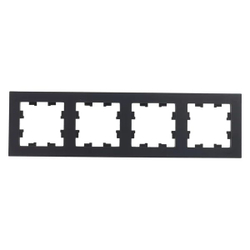 ATLASDESIGN 4-постовая РАМКА, универсальная, КАРБОН