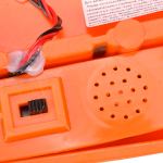 Самокат 3-х колесный, свет, звук, 04 (оранжевый)