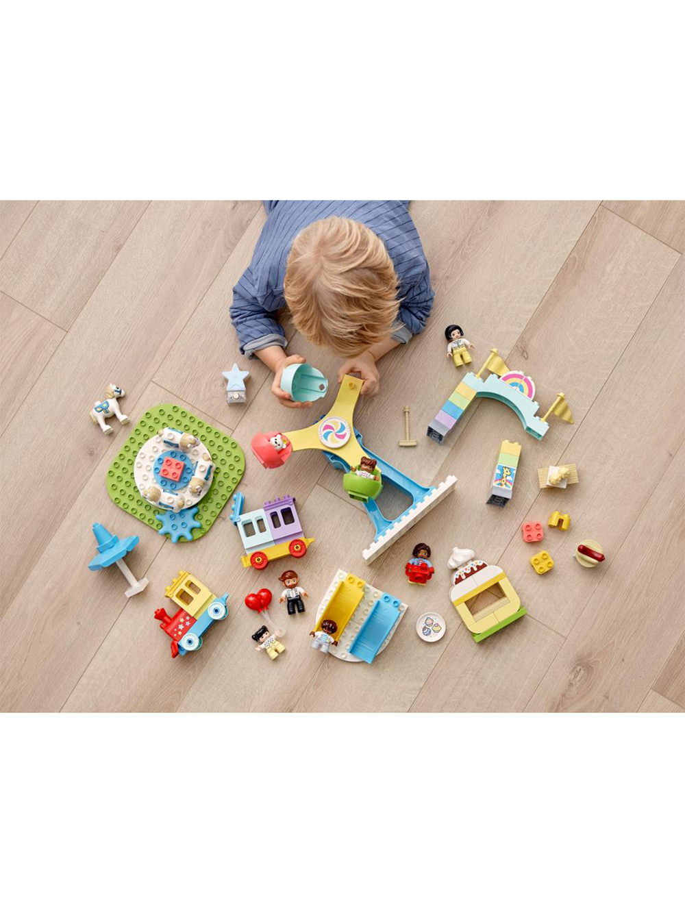 Конструктор LEGO DUPLO 10956 лего Парк развлечений, развивающий набор для малышей, оригинал LEGO