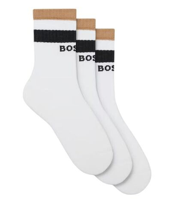 Теннисные носки BOSS Ribbed Iconic 3P - white