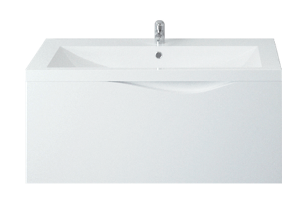 Тумба 1Marka Этюд 90П 1в.я. Белый глянец