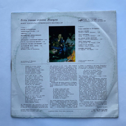 Винтажная виниловая пластинка LP Сборник Есть Такая Страна Жигули (СССР 1990)