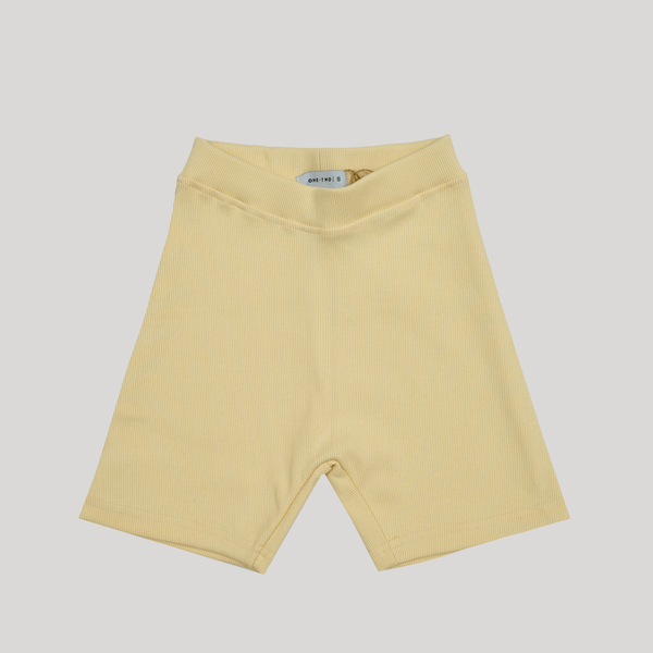 Ribbed Shorts Alabaster Gleam