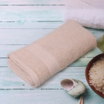 Полотенце махровое 70*130см «Nature» цвет бежевый 04000 плотность 450гр/м2