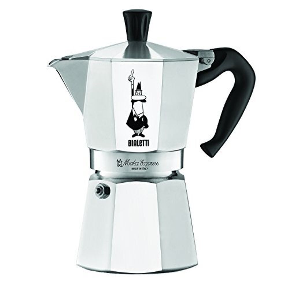 Bialetti Moka Express гейзерная кофеварка на 4 порции