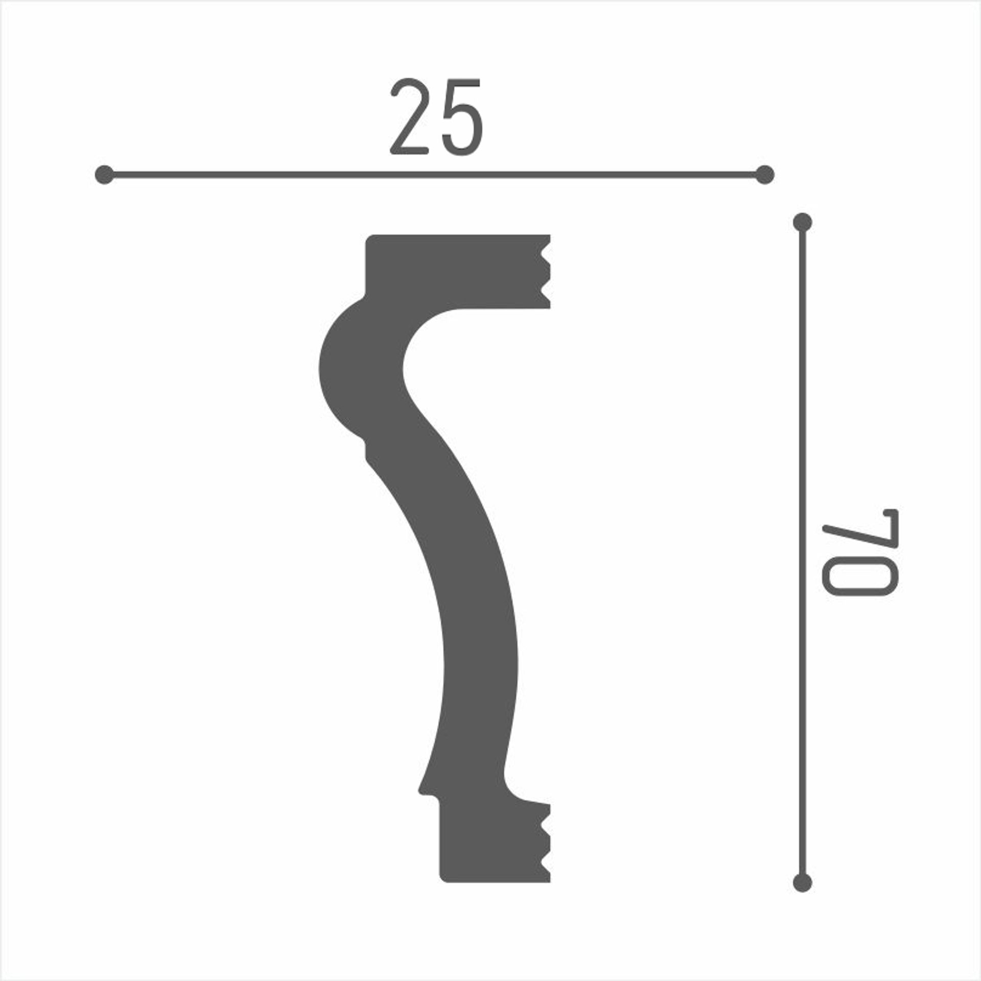 Плинтус XPS POLYMER М 70