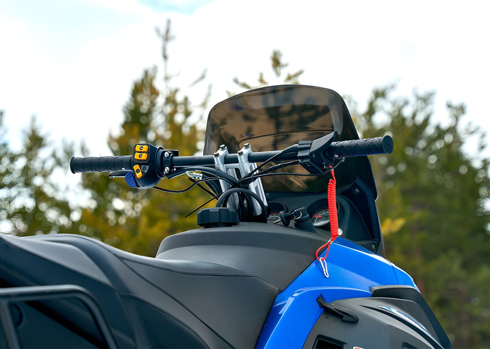 Снегоход Sharmax SN-500 синий (инжектор)