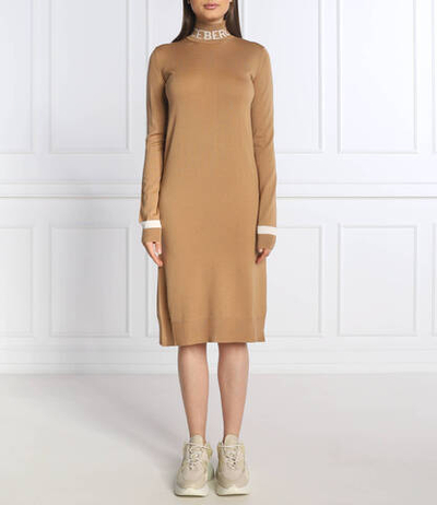 хлопковое платье Iceberg - светло-коричневый(225 I2P AH04 7008)