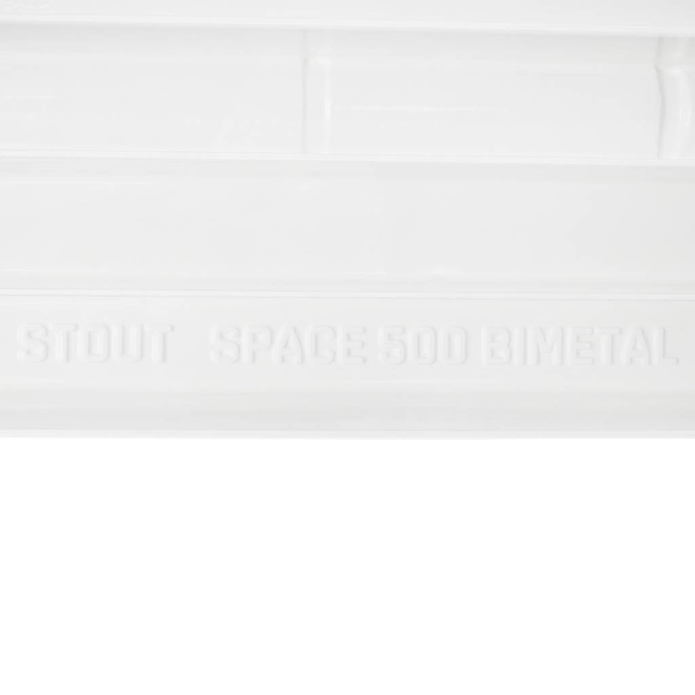 STOUT Space 500 12 секций радиатор биметаллический боковое подключение