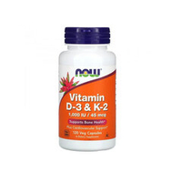 Now Foods Vitamin D3 + K2 120 caps / Витамины D3 и K2