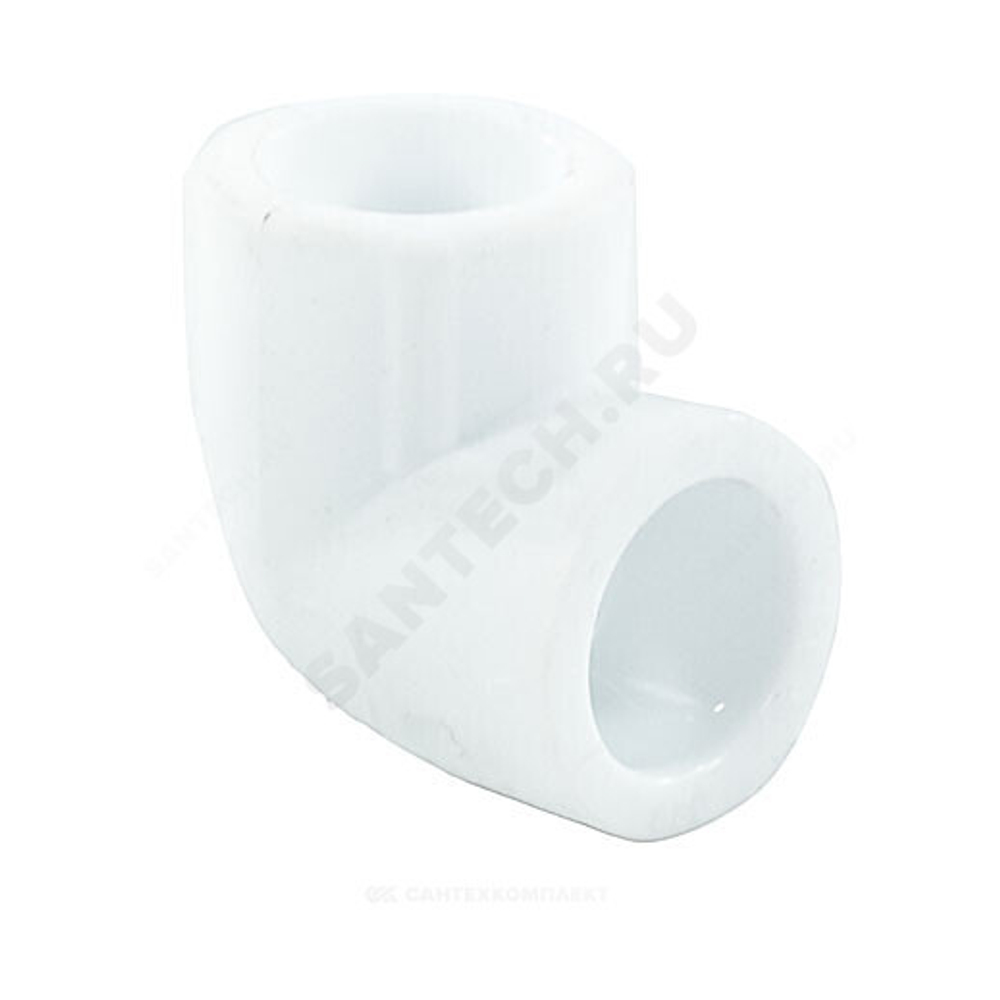Угольник PP-R белый Дн 40х90гр PRO VALFEX 10108040-PRO