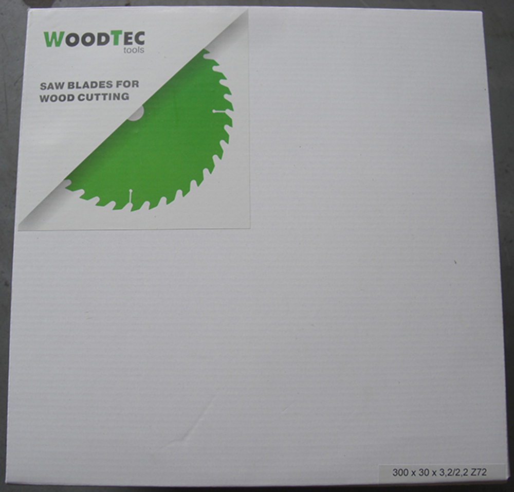 Пила дисковая Ø300 х 30 х 3,2/2,2 Z72 WZ WoodTec