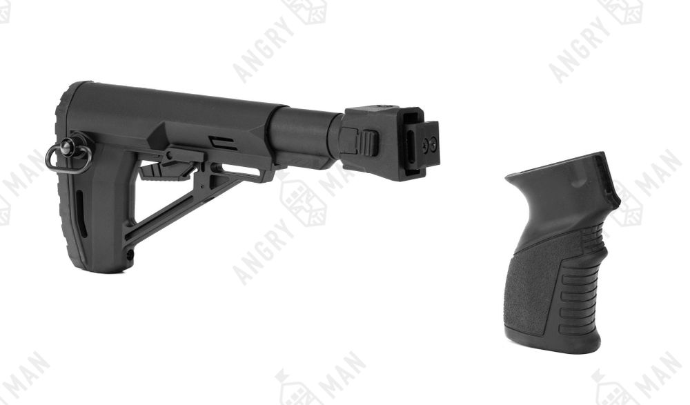 Комплект приклада для боевых складных версий АК (74м, -12, -15, "сотая" серия и тд), на базе Nord, K.Arma