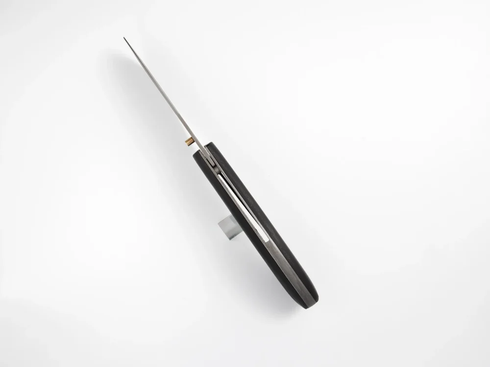 Складной нож "Пеликан", сталь Х12МФ, рукоять черный мореный граб