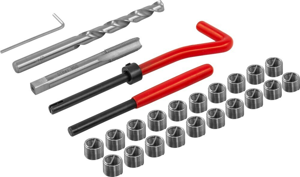 TRIS810 Набор для восстановления резьбы M8x1.0, 25 предметов