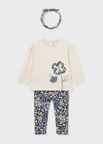 лонгслив с леггинсами и повязкой на голову