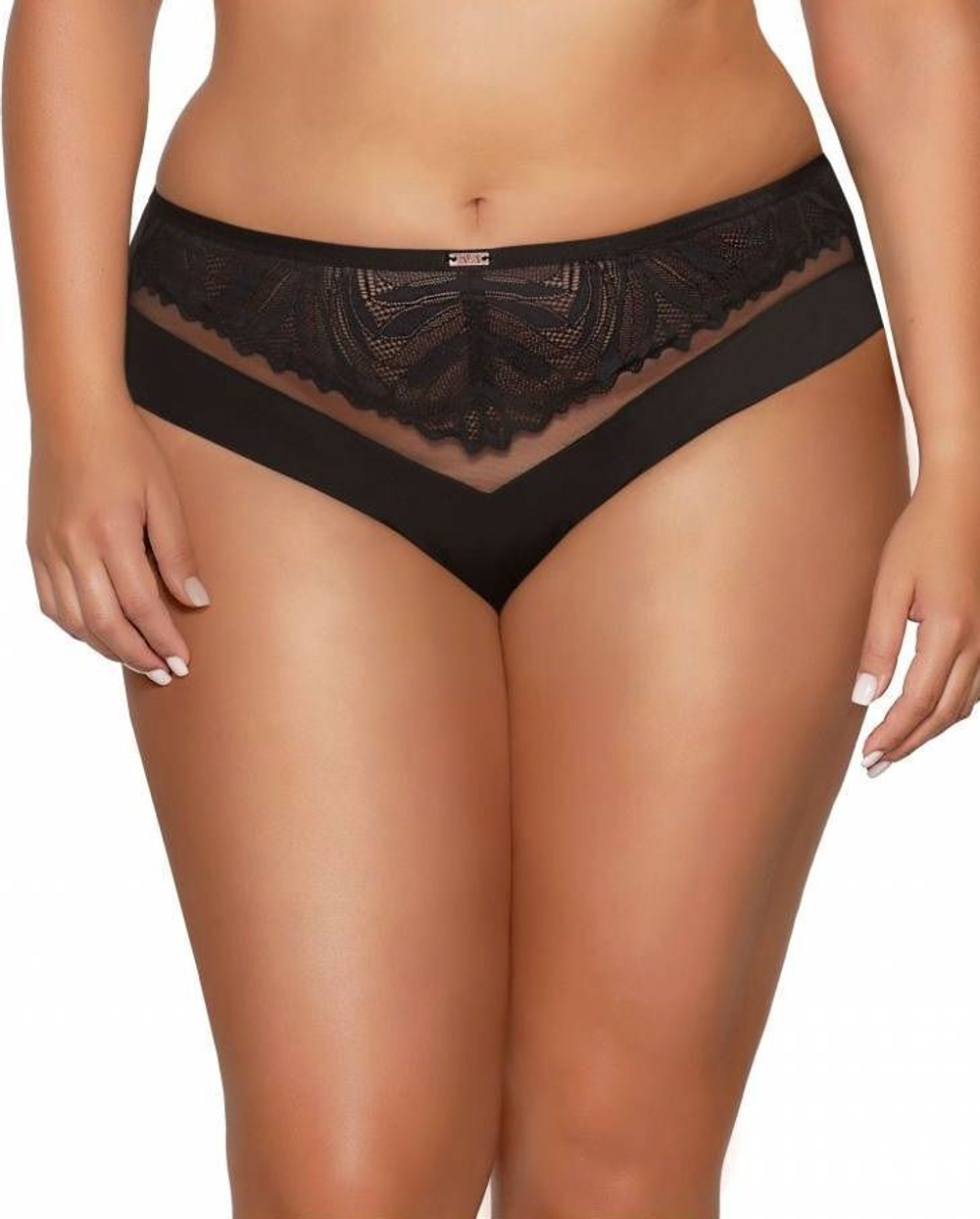 Трусики-слипы Yasemin со средней линией талии (Размер: M) (Цвет: черный)