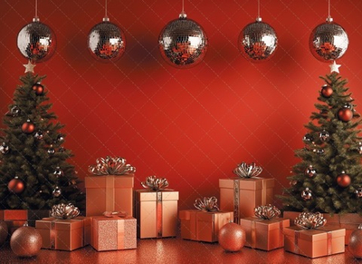 Диско №4 красный - фон неопреновый