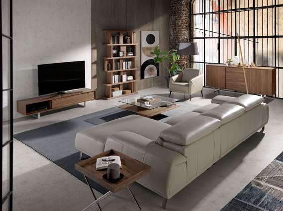 Журнальный столик Angel Cerda 2017, 100х100 см, стекло, орех