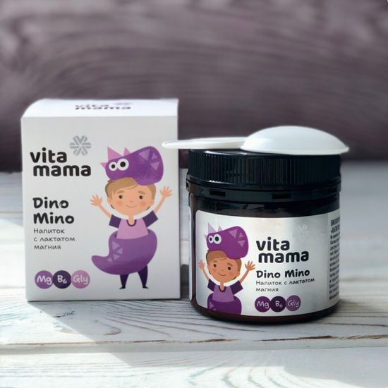 Напиток с лактатом магния - Vitamama Dino Mino