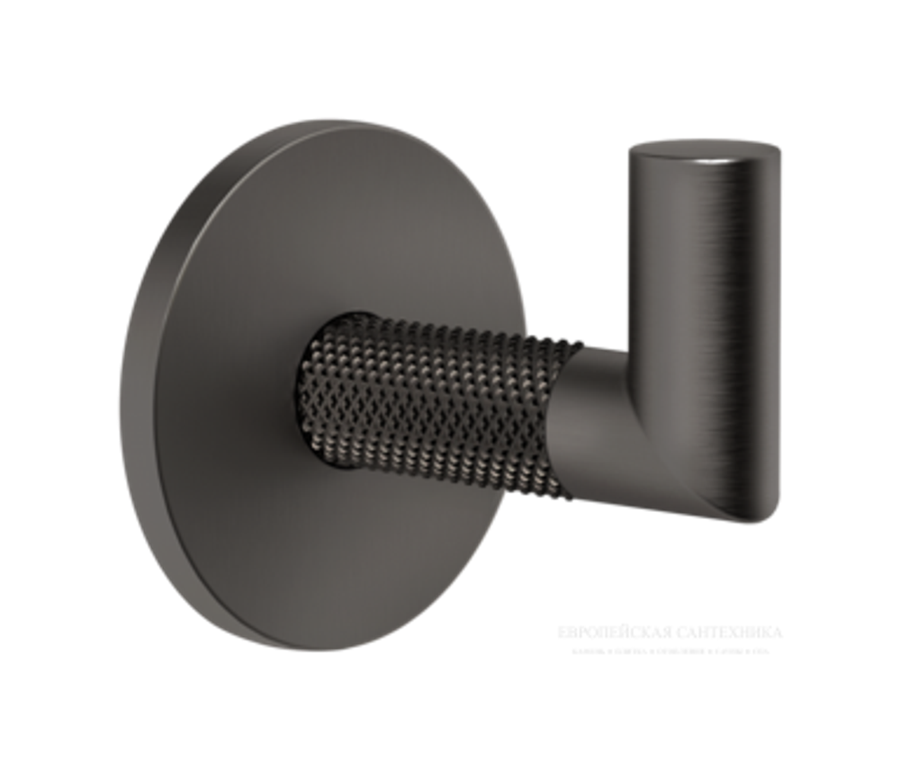 Крючок Gessi Anello настенный, цвет Black Metal Brushed PVD