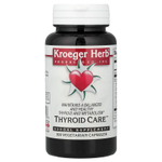 Kroeger Herb Co, Thyroid Care™, 100 вегетарианских капсул