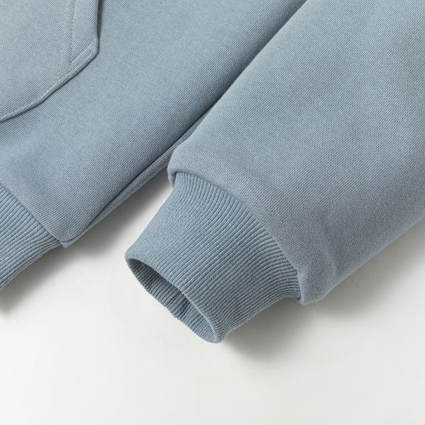 Худи Zip HTF серо-зеленый/изумрудный - фото 6