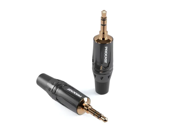 PROCAST cable MP-3.5/6/M/M - Mini Jack 3,5mm stereo, трех-контактный разборный разъем под пайку