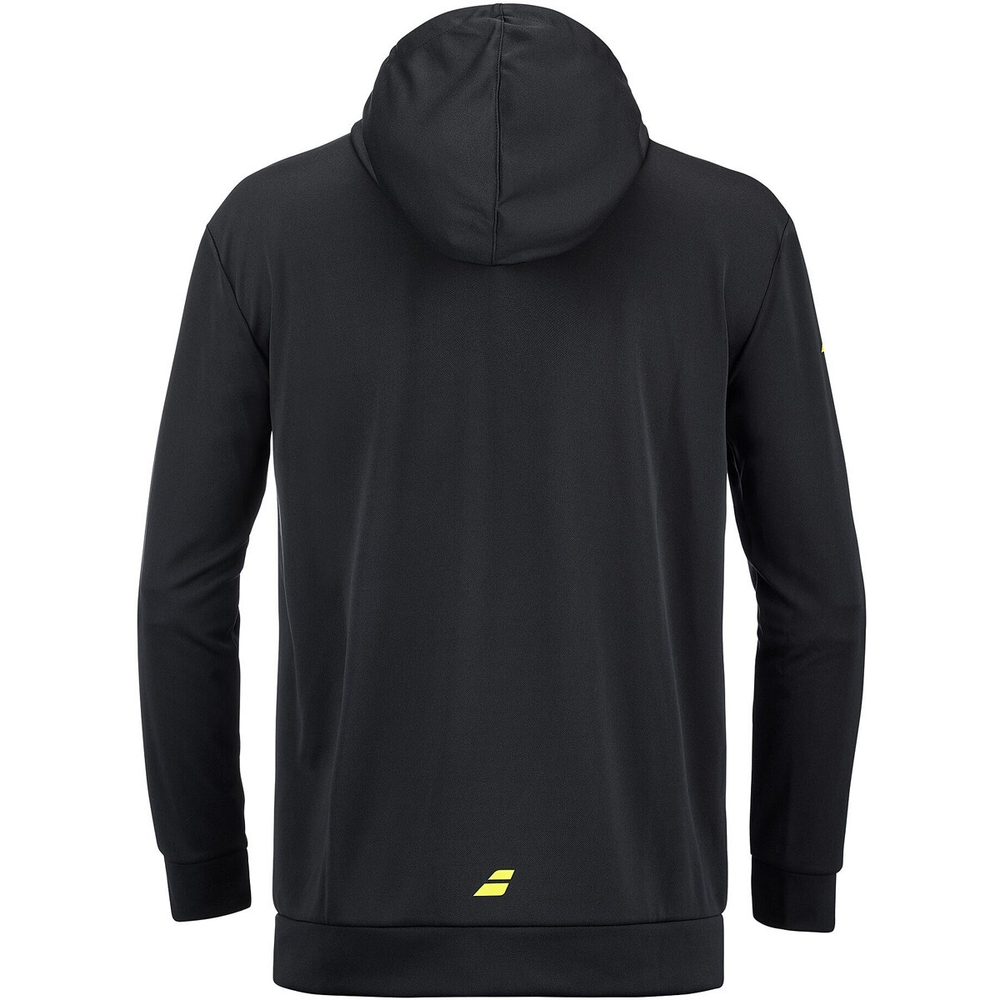 Куртка теннисная Babolat Padel Hood Sweat Men - black/black