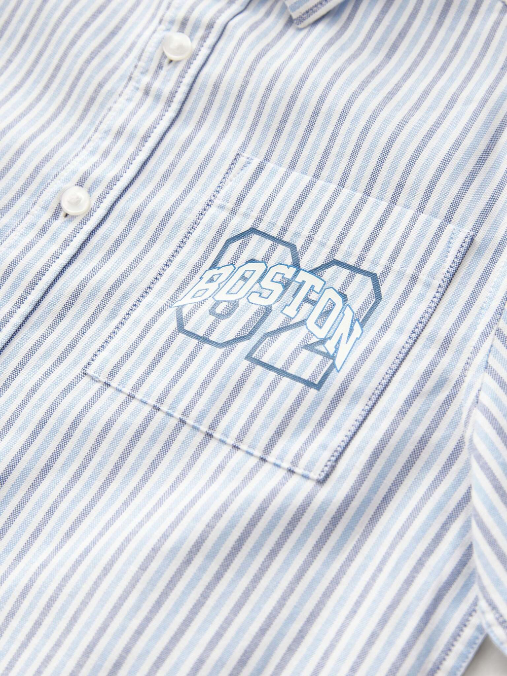 Рубашка для мальчика Next B99-508, Белый, Синий