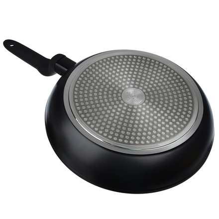 SATOSHI Стоун Сковорода литая d28см, антипригарное покрытие Мрамор, индукция