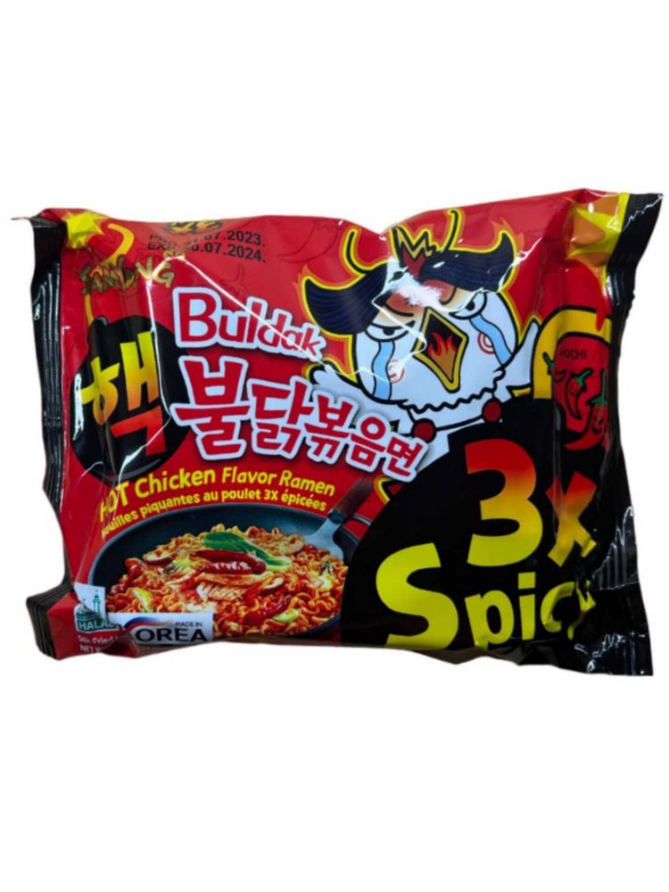 Лапша Samyang Очень острая курица 3xSpicy 140 г 5 шт