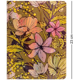 BM-02/4 Блокнот бол. «Весенние цветы» (3D твердая обложка)