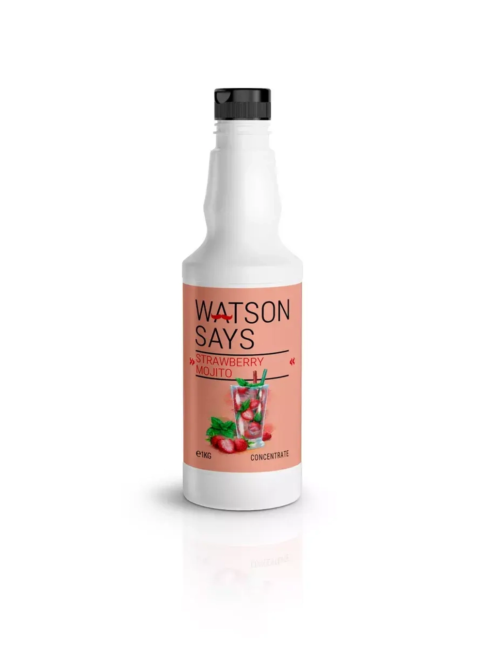 Основа для лимонадов и коктейлей Клубничный мохито 1кг