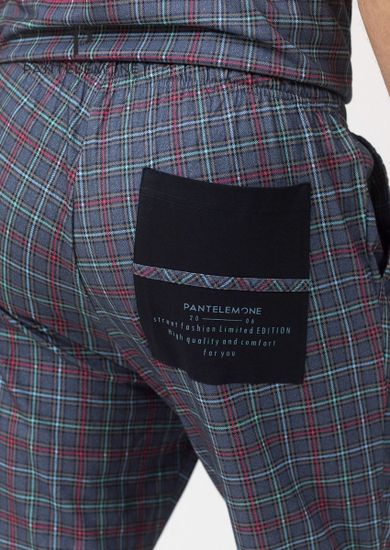 Комплект мужской домашний Pantelemone PDK-318,клетка деним