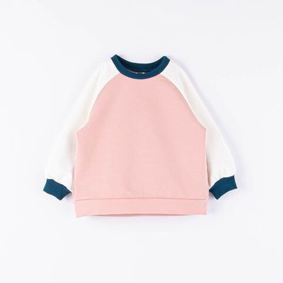 Color Block sweatshirt - Peach