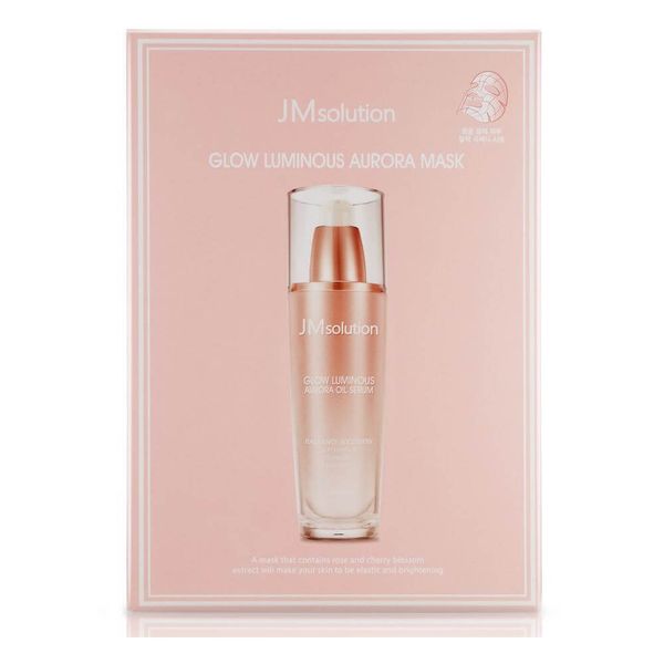 JMSolution Glow Luminous Aurora Mask - Целлюлозная маска с жемчугом