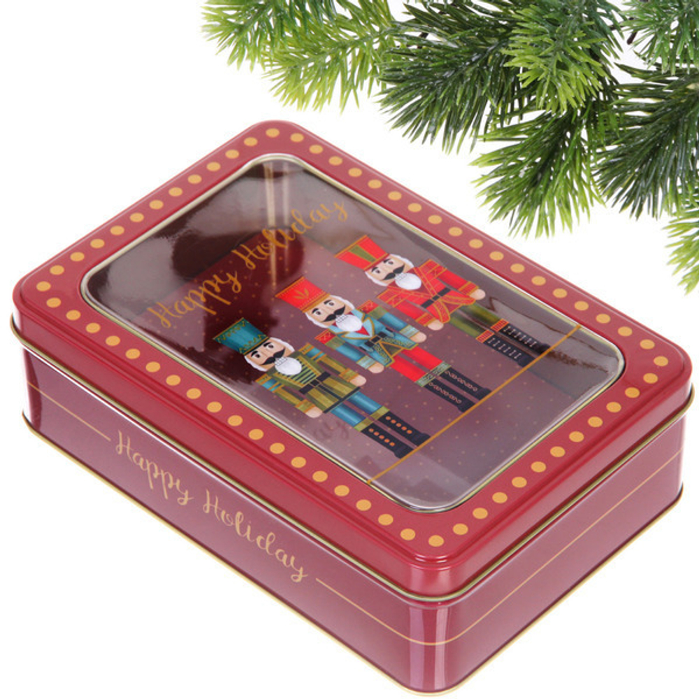 Банка жестяная «Щелкунчик» 19*13*5,7см