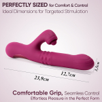 Фиолетовый вибратор-кролик 23,9см Selove ComePlay Dual Stimulation Vibrator Purple