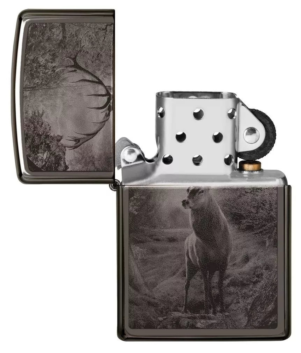 Зажигалка Black Ice® Deer Design ZIPPO 49059