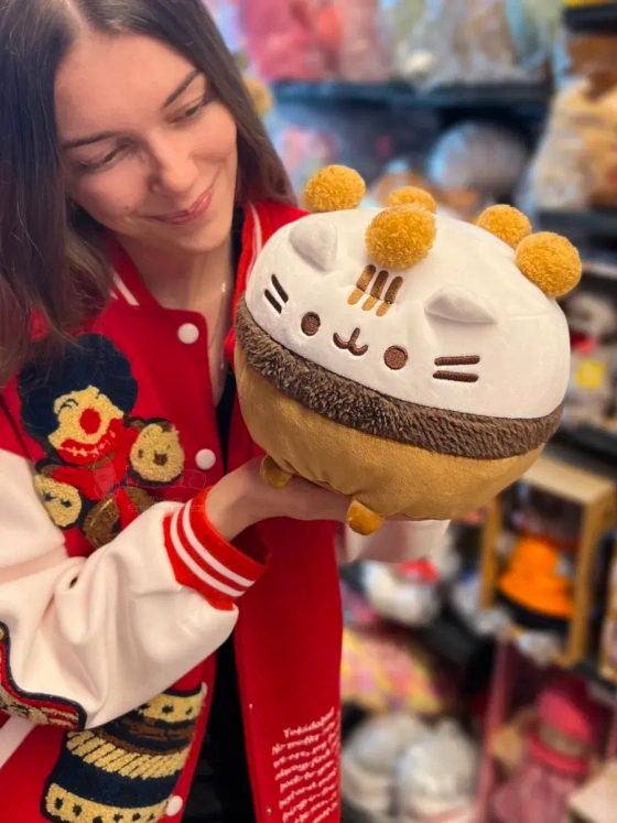 Мягкая игрушка Пушин Кот Кэт плюшевый котик тирамису