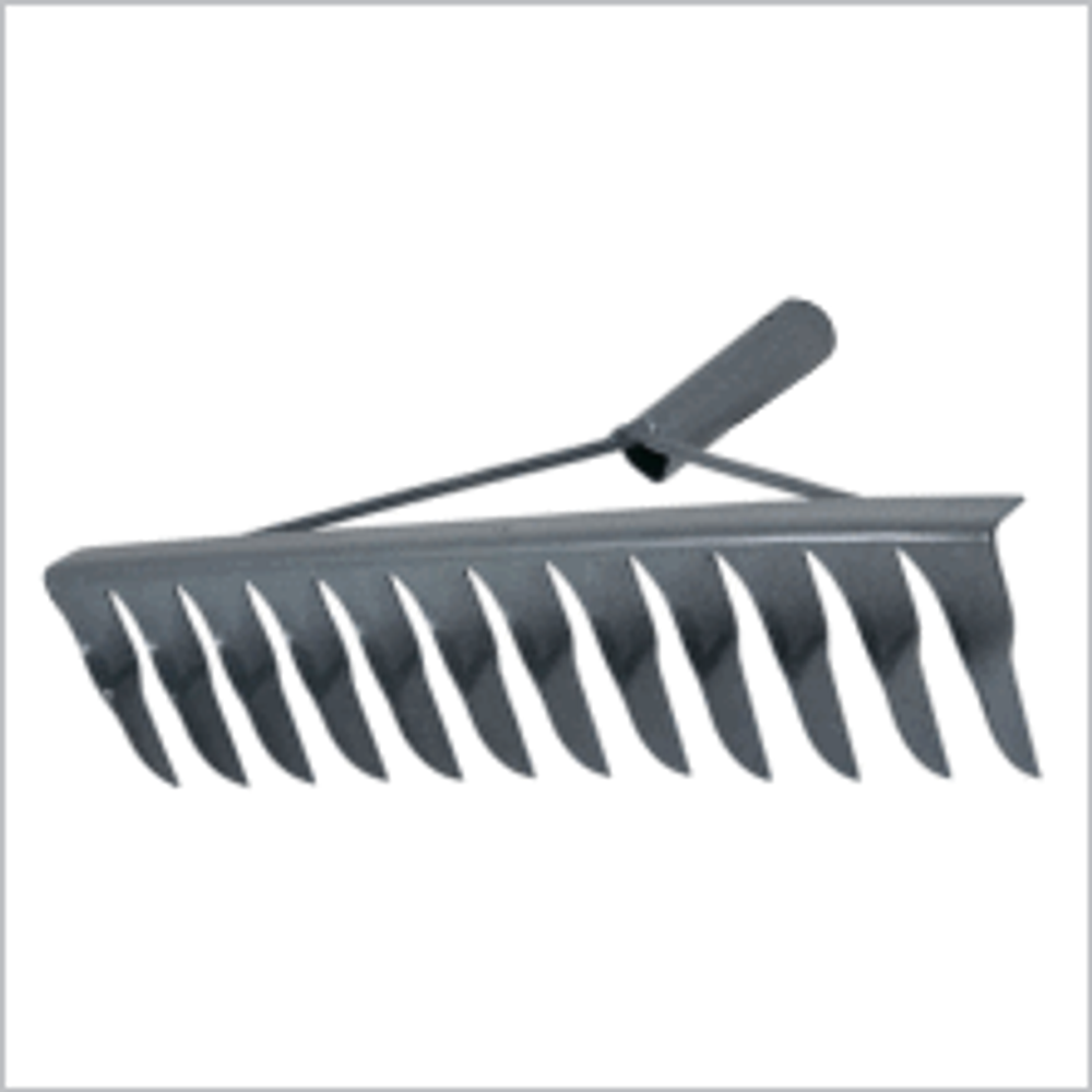 Грабли витые 14 зуб. с выносной тулейкой Заря