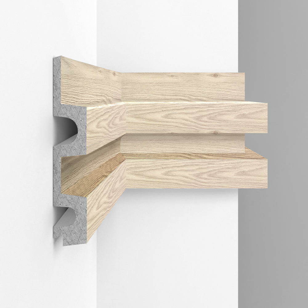 Панель декоративная Decomaster ECO LINE D302-82 122х21х2900мм дерево