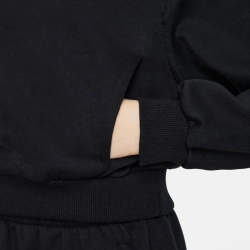 Детская теннисная куртка Nike Sportswear Club Fleece Crop - black/white