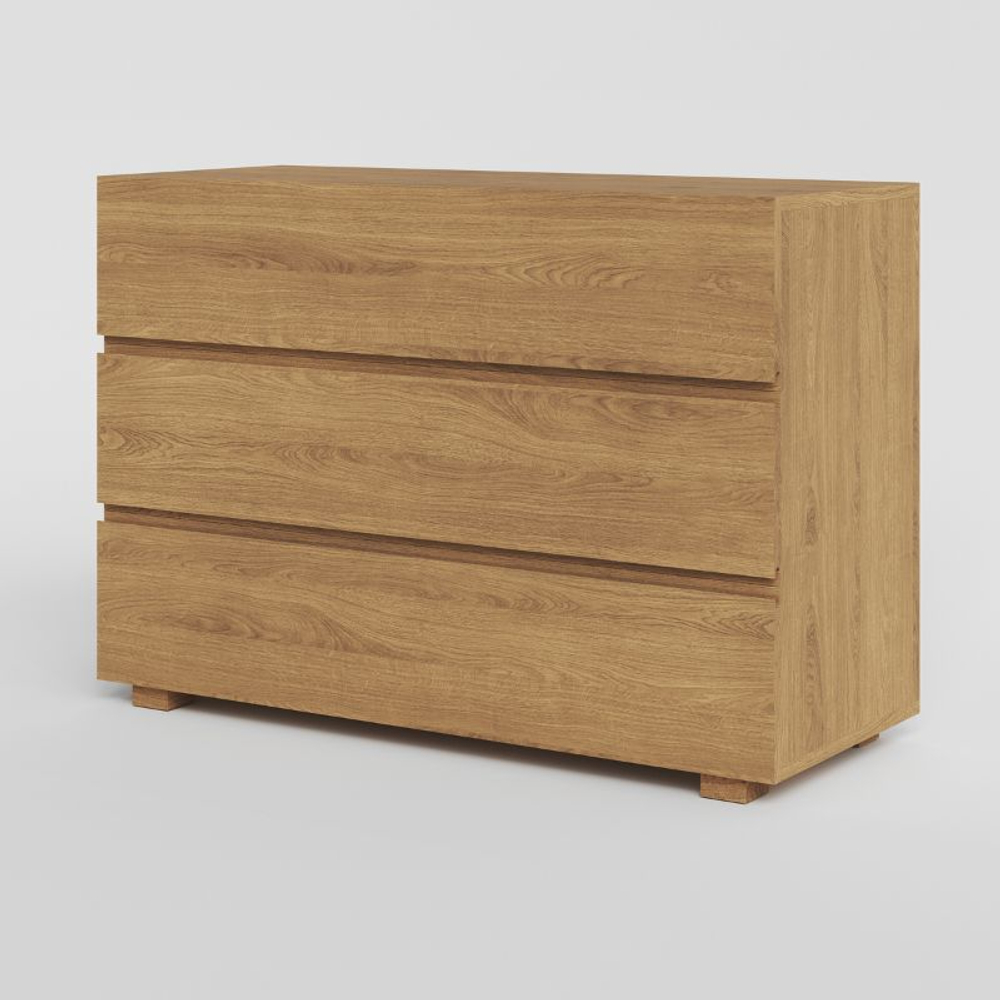 Комод, 110x71x45, Баямо, массив дуба цельноламельного, натуральный