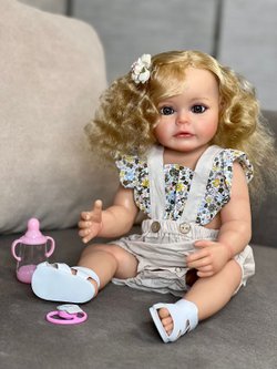 Кукла Реборн виниловая 55см в пакете (FA-001FVA)