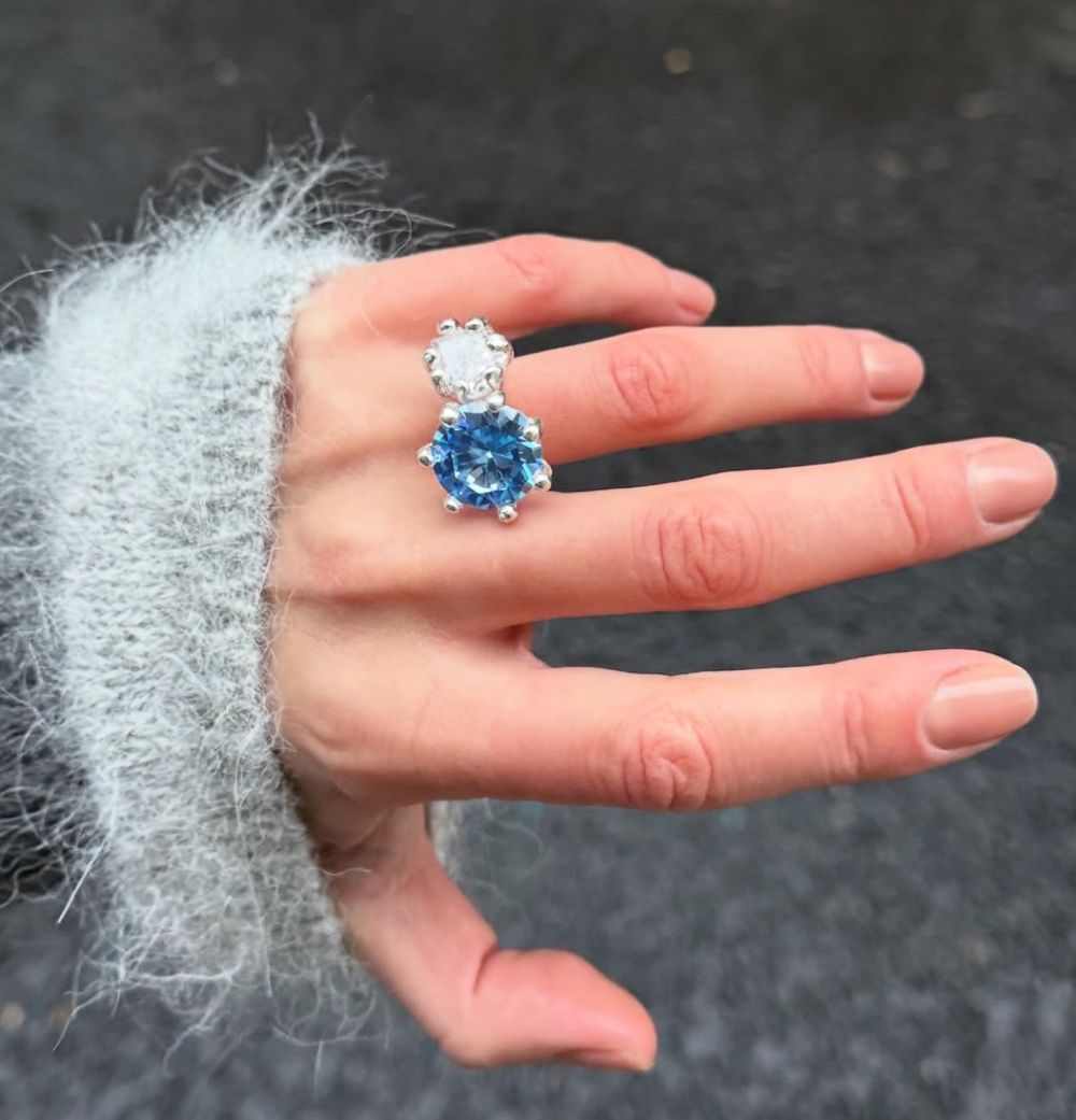 Кольцо Blue La Princesse